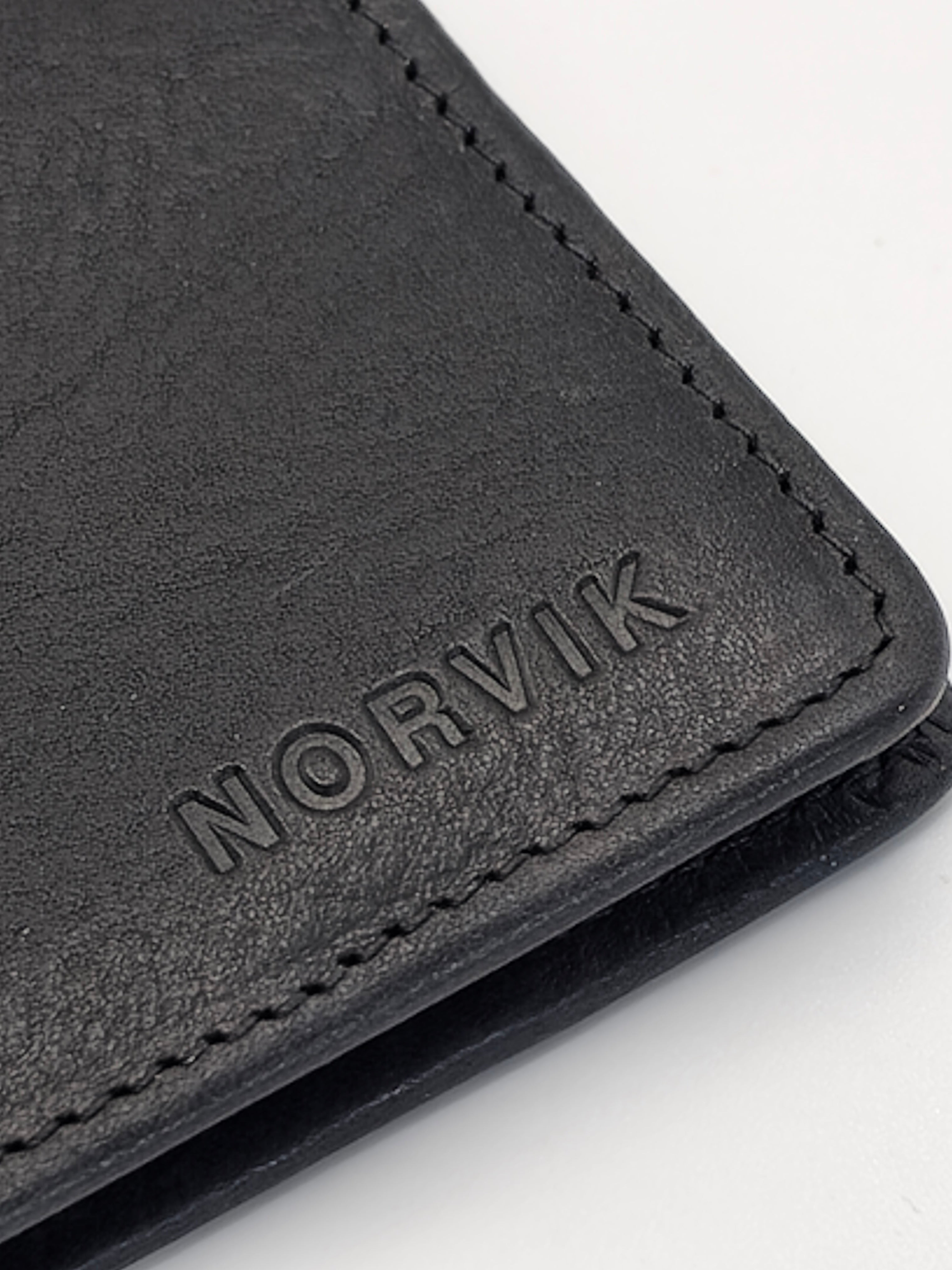 Slim Wallet Leder Herren – Dünne Geldbörse | NORVIK